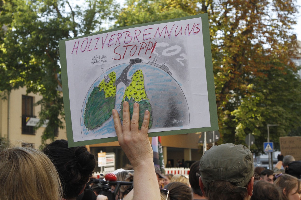 _MG_1778 Klimastreik am 15. September 2023 in Mainz: Zahlreiche Transparente stellen Forderungen an die Mainzer und Bundespolitik